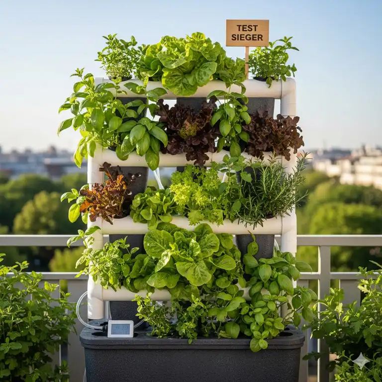 Hydroponik Balkon System Test 2026: Die 7 besten Systeme für reiche Ernte!