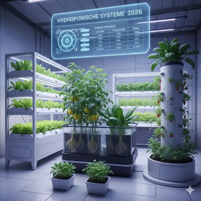 Hydroponische Systeme Vergleich 2026: Die 7 Besten & Ultimative Kaufberatung