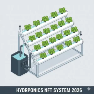 Ein NFT-System, eine effiziente Technik des bestes hydroponik system 2026.