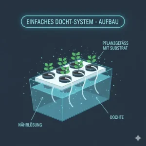 Einfaches Docht-System für Einsteiger im hydroponische systeme vergleich 2026.