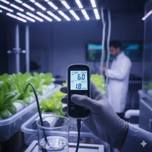 Digitales Messgerät zur Überwachung des pH-Wertes und der EC-Werte, kritische Parameter für den hydroponik system test 2026.