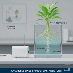 Schritt-für-Schritt Anleitung zum Anschluss der Komponenten im hydroponik luftpumpe test.
