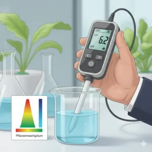 Messung des pH-Werts im Rahmen der hydroponik nährlösung test 2026 Standards.