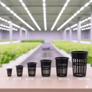 Unterschiedliche Größen und Durchmesser im hydroponik netztöpfe test für diverse Systeme.