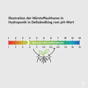 Illustration der Aufnahme für beste hydroponik nährstoffe je nach pH-Wert.