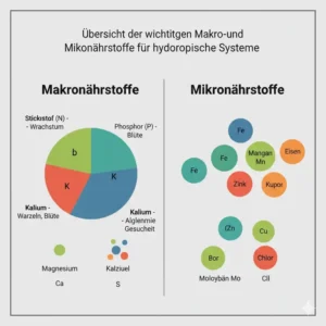 Übersicht der Inhaltsstoffe für beste hydroponik nährstoffe.