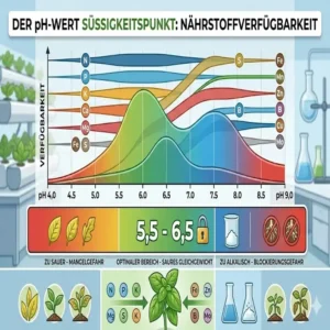 Die Auswirkung auf den pH-Wert im großen hydroponik dünger vergleich für optimale Nährstoffaufnahme.