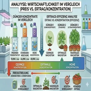Analyse der Wirtschaftlichkeit und Ergiebigkeit im hydroponik dünger vergleich für Züchter.