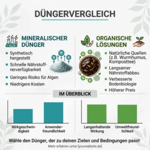 Vergleich zwischen mineralischen Düngern und hydroponik organische lösungen für den Bio-Anbau