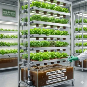 Vertikale Farm-Installation optimiert für hydroponik organische lösungen.