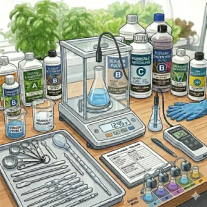 Wie Sie die Lösung in den Tank füllen, nachdem Sie hydroponik mineralien mischen.