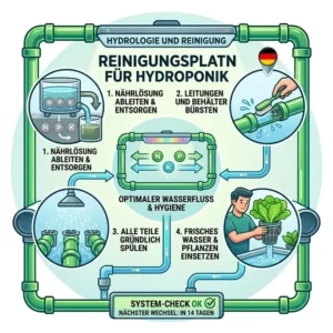 Step-by-step cleaning and maintenance guide for a successful hydroponik nährstoffplan.